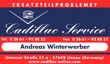 Cadillac Service Winterwerber